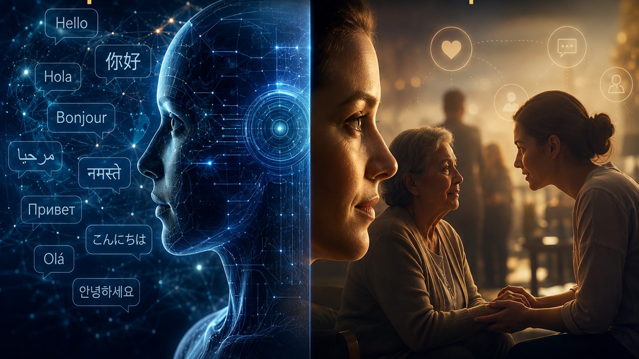 Quando a Inteligência Artificial falar todas as línguas, quem continuará entendendo as pessoas?